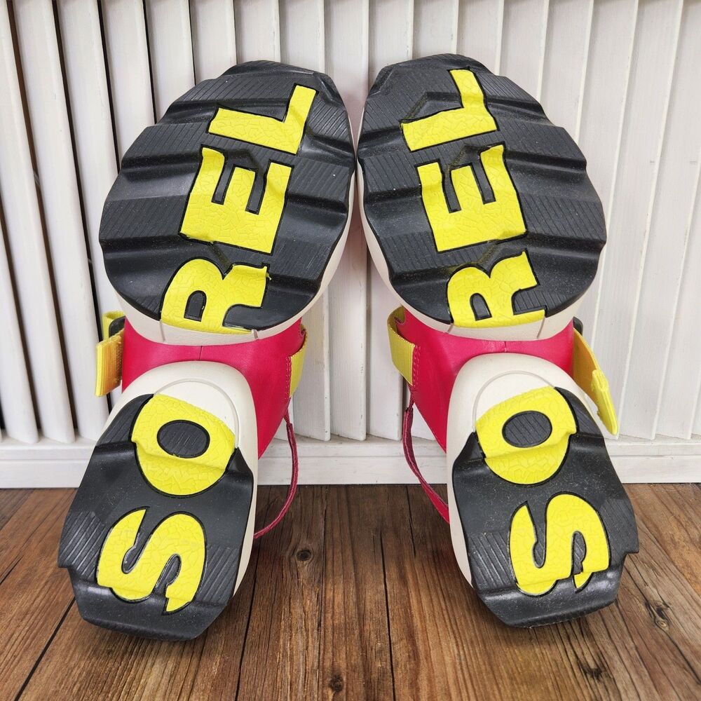 Sorel Kinetic Impact Sling Sandals Womens Sz 8.5 Cactus Pink Jet Colorful Hiking - Picture 7 of 10